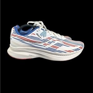 Saucony Guide 15 Running Shoe (White Red Blue) Men’s Size: 10